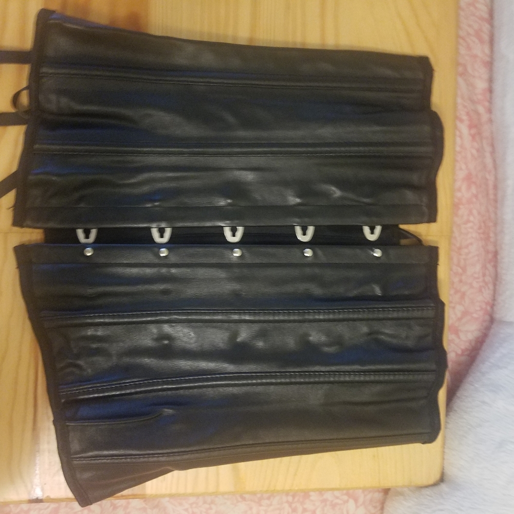 Pair of black corsets size small